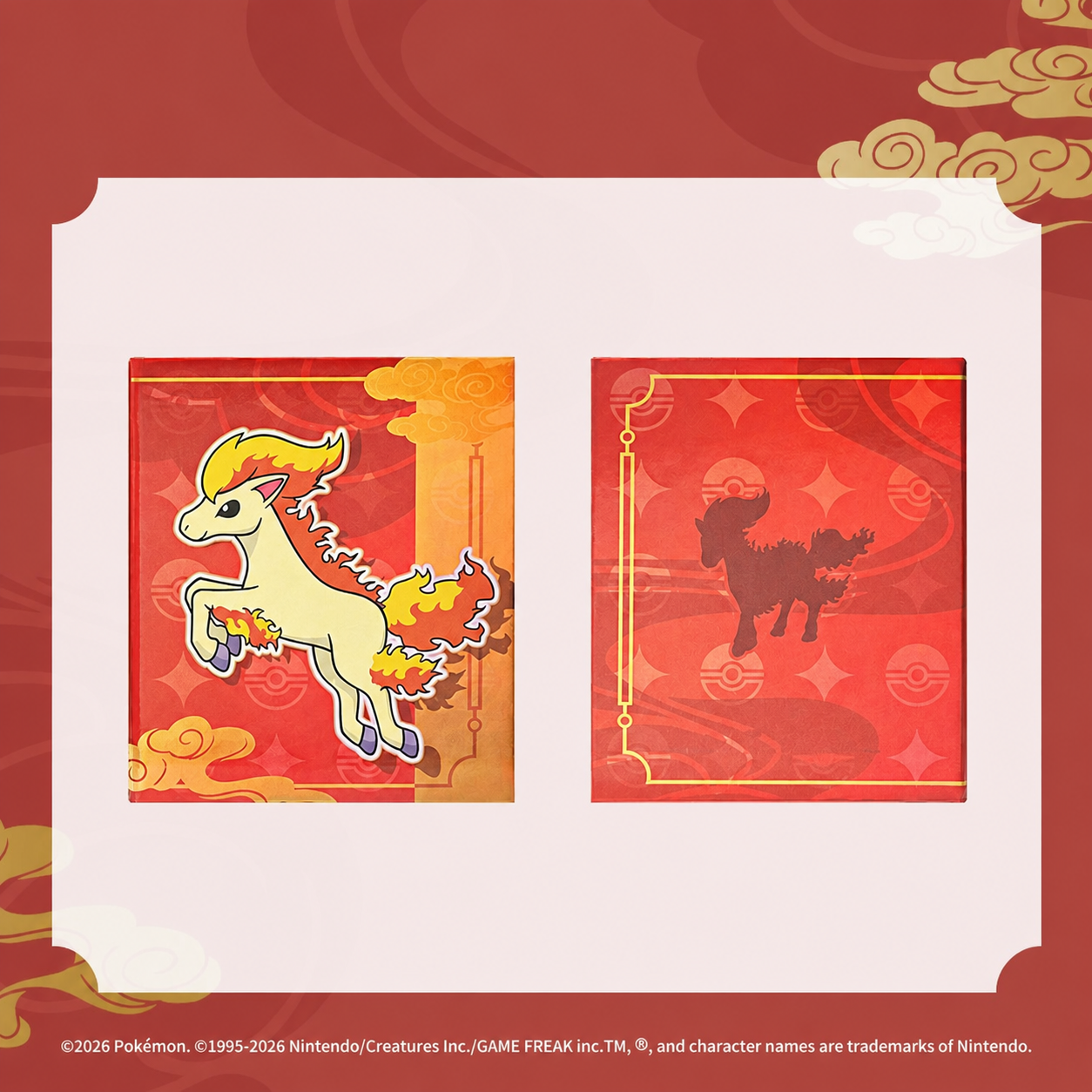 Pokémon Gem Pack Vol. 4 Ponyta Mini binder (Vereenvoudigd Chinees)