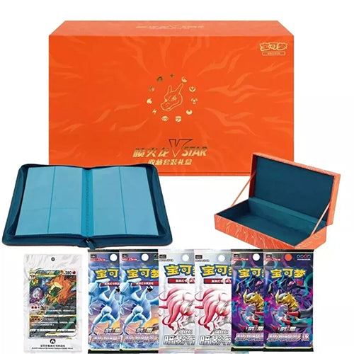 Pokémon Charizard VSTAR Collection Set Gift Box Simplified Chinese inhoud met boosters en accessoires